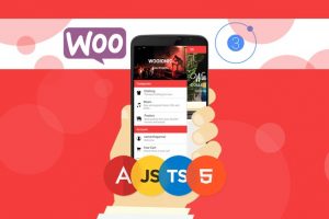 Ionic 3 Apps for WooCommerce: Build an eCommerce Mobile App Course Build an eCommerce Mobile App from start to end using Ionic Framework 3 and WooCommerce using HTML, SCSS, and TypeScript.