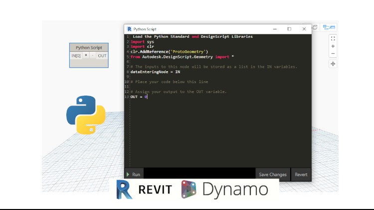 Basic Python Scripting for Dynamo Geometry BIM Course Site Use python to improve and set new workflows for your scripts, develop workflows and set your own custom nodes.