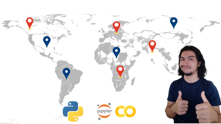 Geospatial data analysis with python Learn how to read, write and visualize the raster/vector dataset and perform spatial analysis using python