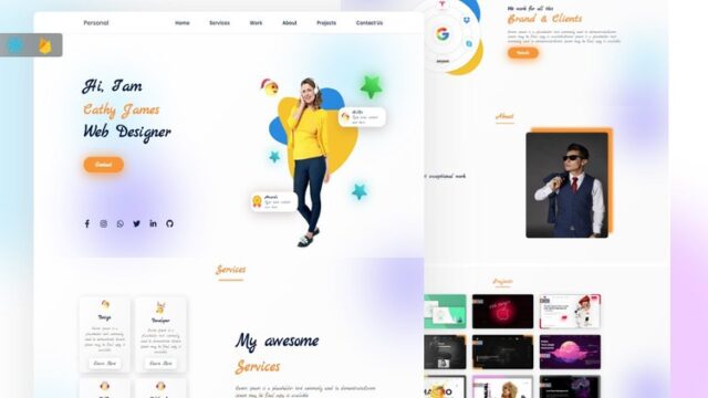 Build Your Portfolio Using ReactJs Firebase | GSAP Animation ...