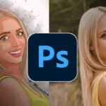Photoshop drawing: How to Draw a Portrait for Beginners