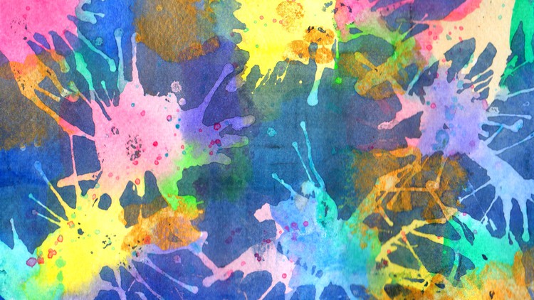 Learn to paint Fireworks with watercolors - Free Udemy Courses