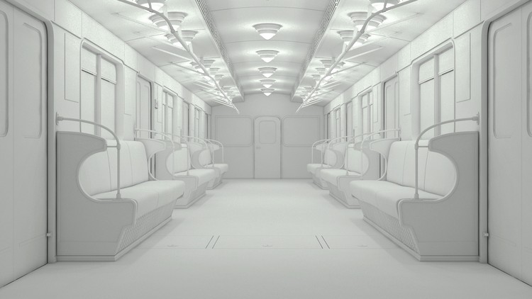3ds max making of subway train - Free Udemy Courses