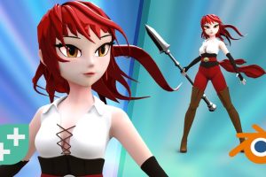 Blender Anime Character - FreeCourseSite