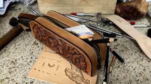 Leather carving pencil case - FreeCourseSite