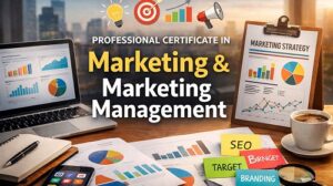 Professional Certificate in Marketing & Marketing Management