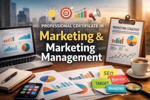 Professional Certificate in Marketing & Marketing Management